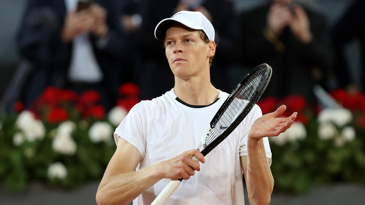 Italy's 22-year-old world number 2 men's singles tennis player Jannik Sinner. - null