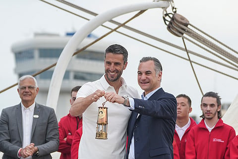 Tony Estanguet and Nicolas Namias