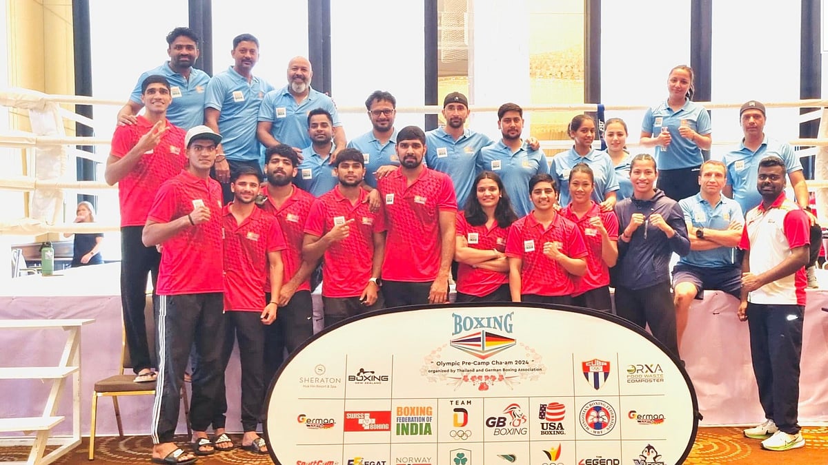 X | Boxing Federation Of India : Indian boxers at the Thailand Training Camp ahead of the 2nd Olympic Boxing Qualifiers. 