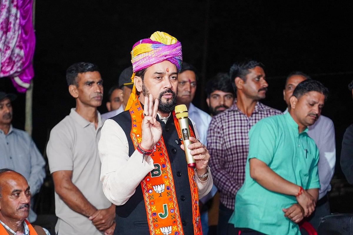 X : Union minister Anurag Thakur