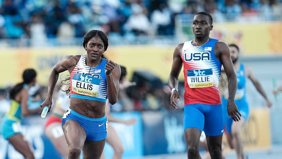 Francesca Grana/World Athletics : The United States of America contingent won four of the five World Athletics Relays finals, with the nation’s 4x100m women setting a championship record and the mixed 4x400m squad achieving the same feat.