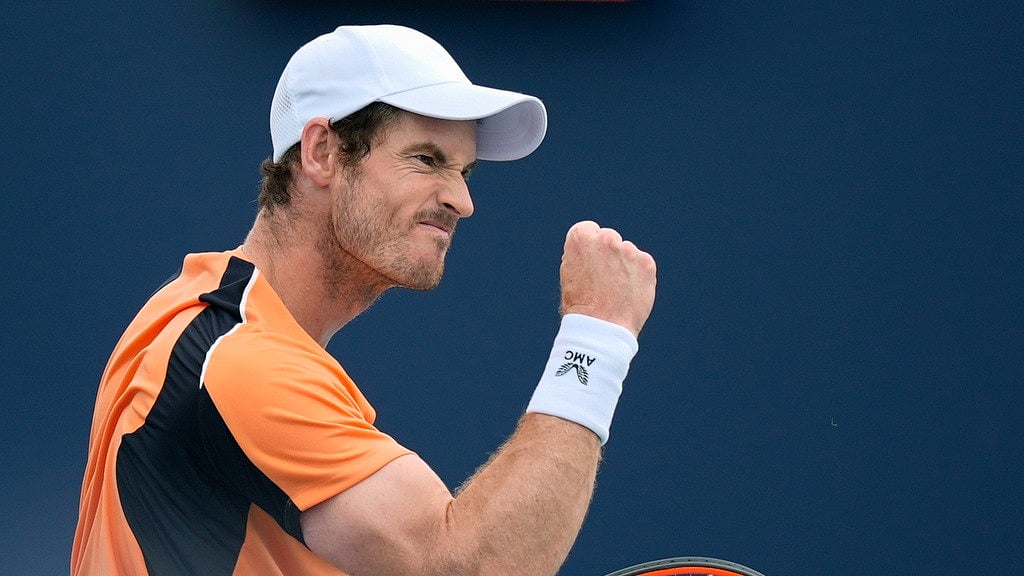 AP/Rebecca Blackwell : File photo of British tennis legend Andy Murray in action at Miami Open.