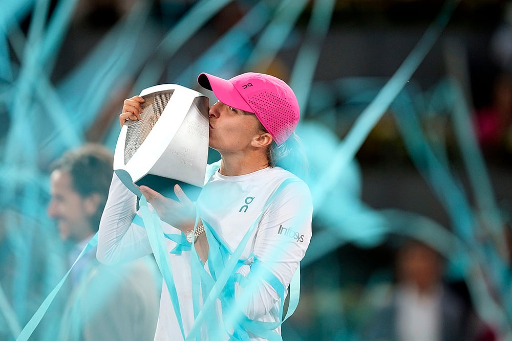| Photo: AP/Bernat Armangue : Mutua Madrileña Madrid Open 2024