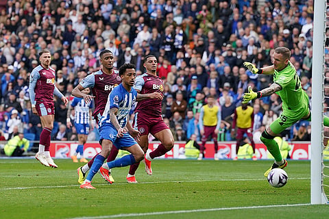 Brighton's Joao Pedro scores first goal 