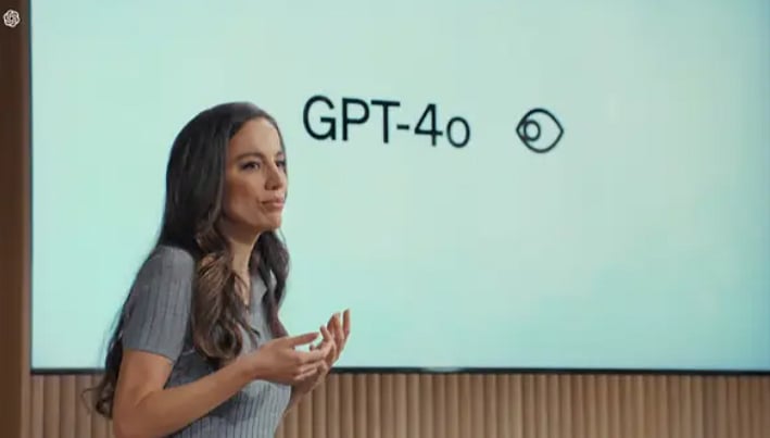 OpenAI : OpenAI CTO Mira Murati During Live Stream Event