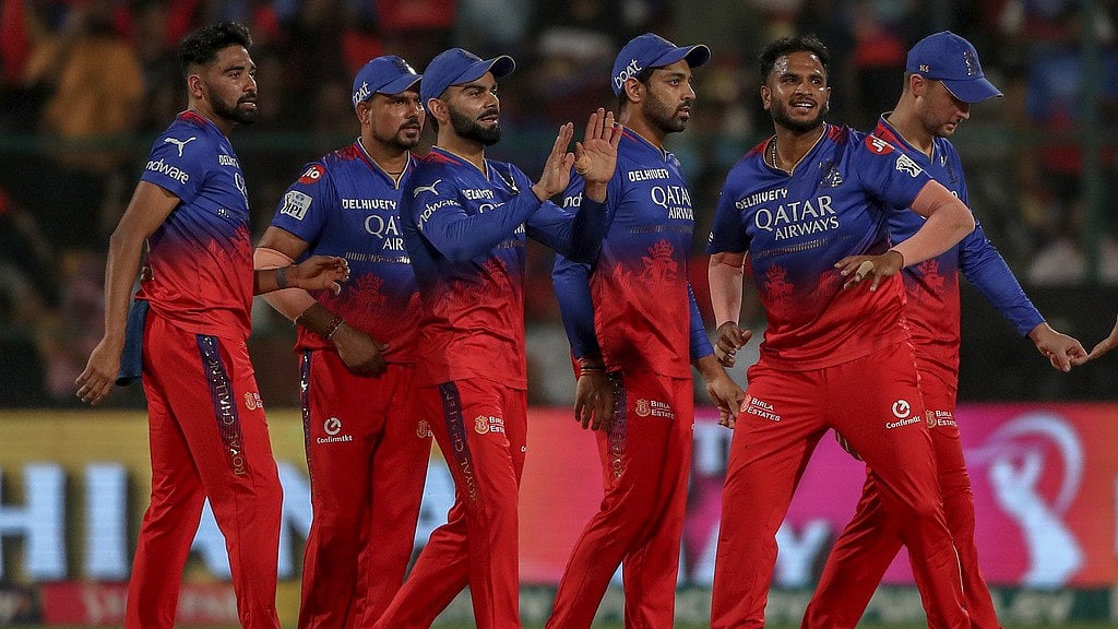 Royal Challengers Bengaluru currently have eight points from 11 games in Indian Premier League 2024. - AP
