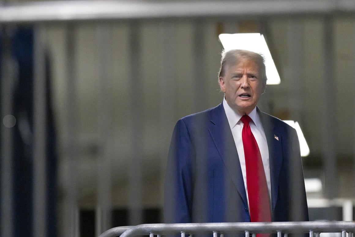 AP : Trump fined for Gag order violation in Hush Money case.