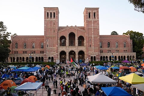 US College Students Protest Against Israel War