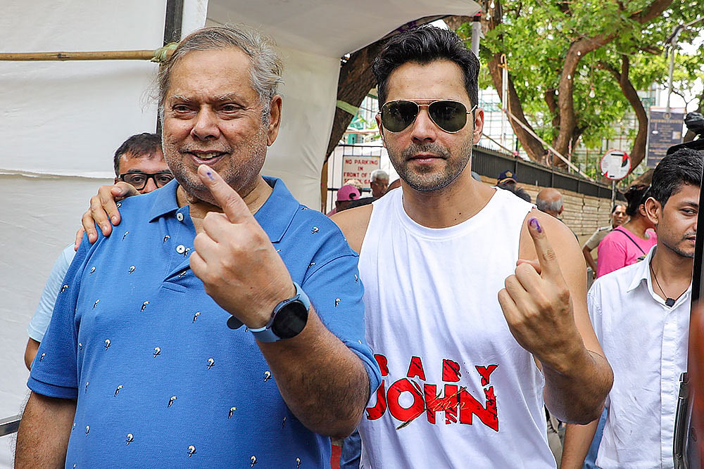 Varun Dhawan and David Dhawan