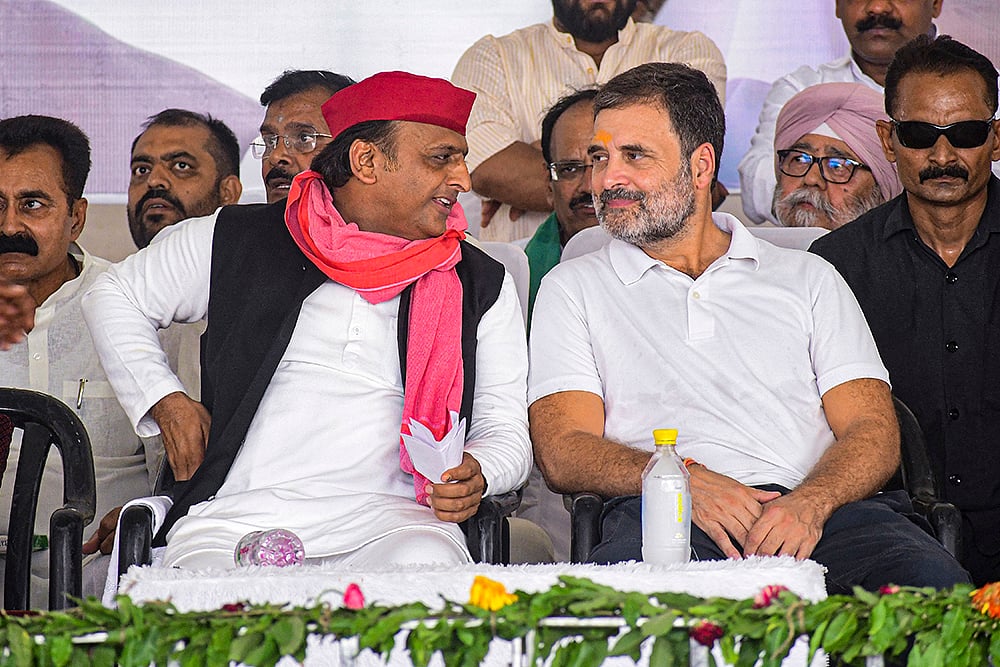 INDI Alliance campaigns for LS polls in Amethi 