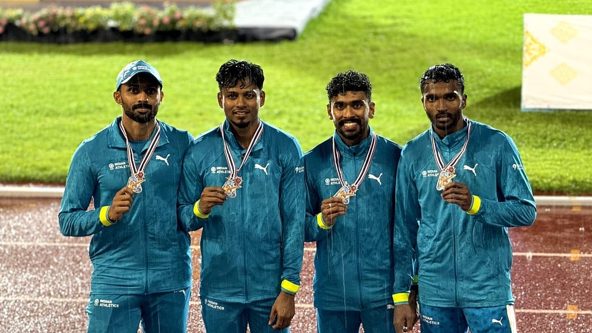 Indian Men's 4x400m at Asian Relays - X/@Media_SAI