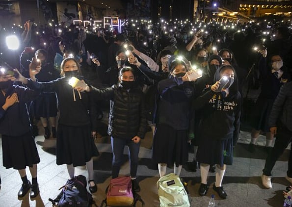 AP : The introduction of the new security law in March — four years after Beijing imposed a similar law that had all but wiped out public dissent |
