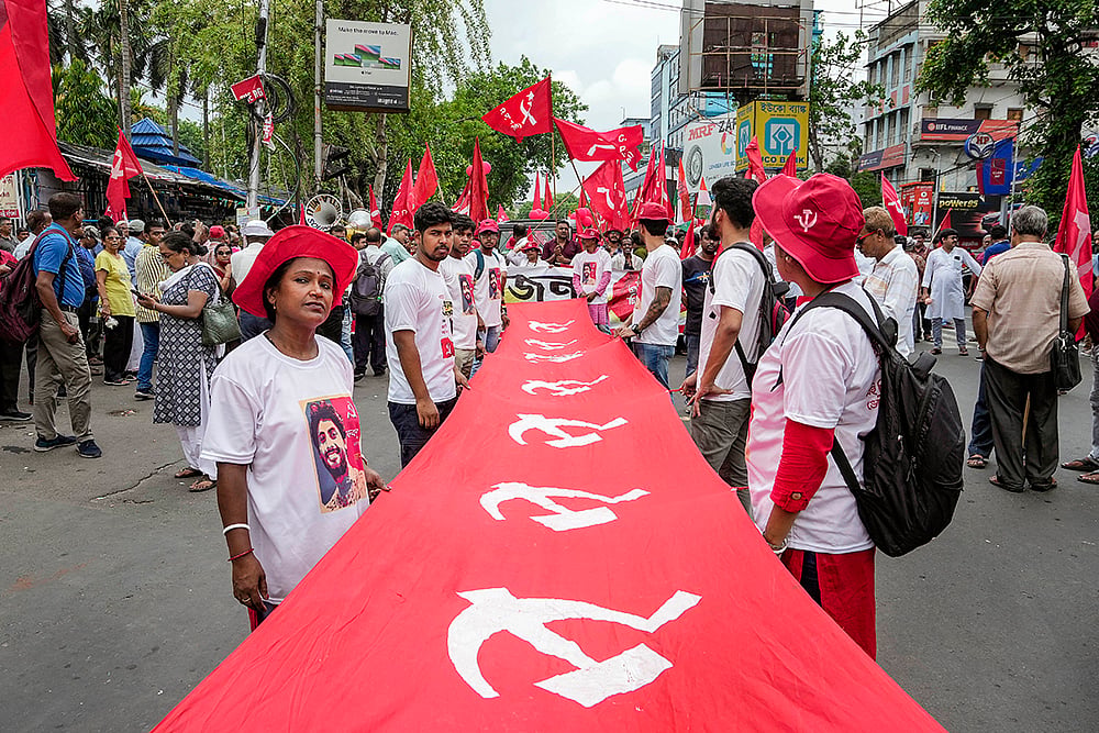 CPI(M) rally in Kolkata