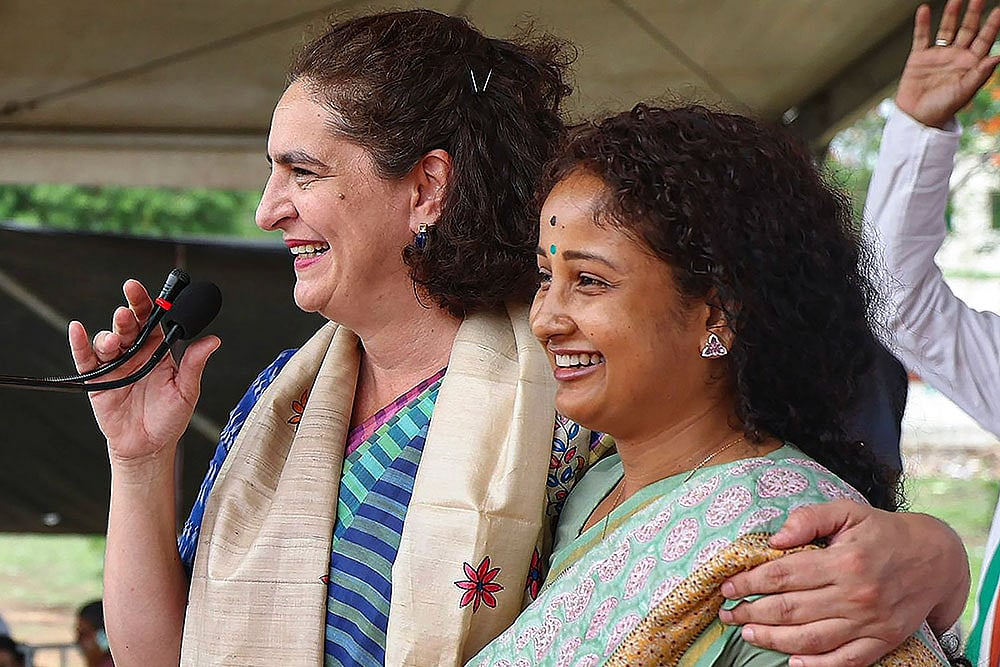 Priyanka Gandhi Vadra with Kalpana Soren
