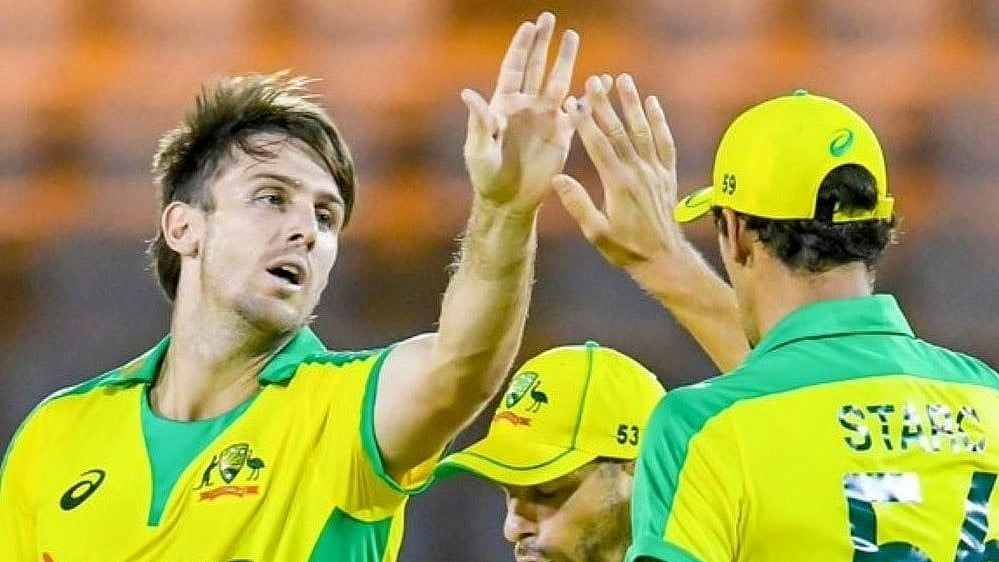 Mitchell Marsh (left) will be leading Australia at the T20 WC. - File