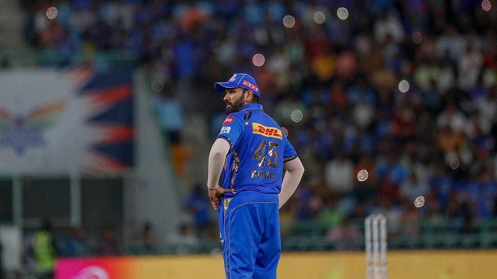 AP Photo  : Rohit Sharma was replaced by Hardik Pandya as Mumbai Indians captain, ahead of the start of Indian Premier League 2024.