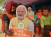 Decoding Narendra Modi's Popularity Amidst An Economic Crisis Vikram Sharma/Outlook : BJP supporters at an Election meeting in rural Rae Bareli waiting for the BJP candidate Dinesh Pratap Singh