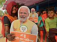 Decoding Narendra Modi's Popularity Amidst An Economic Crisis Vikram Sharma/Outlook : BJP supporters at an Election meeting in rural Rae Bareli waiting for the BJP candidate Dinesh Pratap Singh