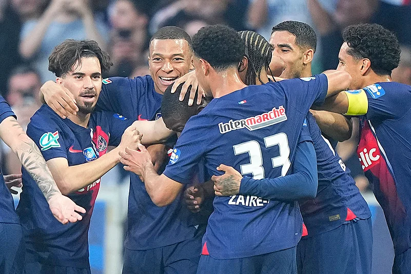 French Cup final soccer match