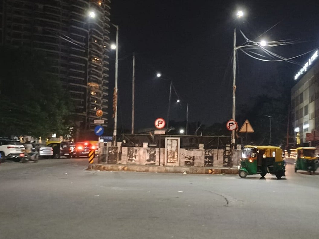 File photo of a street in Bengaluru | X/@Mvmtraffic
 :  incident occurred when the kids were playing in front of their house in Murugeshpalya in Bengaluru.

