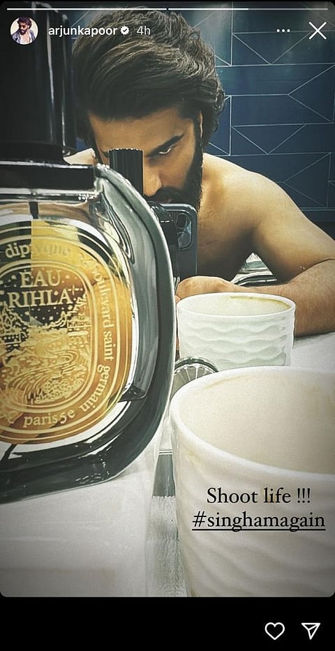 Arjun Kapoor on his Instagram stories