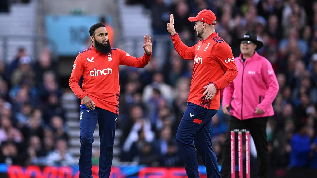 England duo, Adil Rashid and Liam Livingstone - null