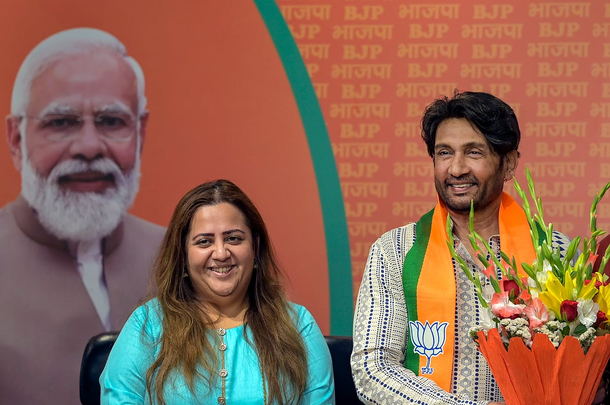 Shekhar Suman and Radhika Khera