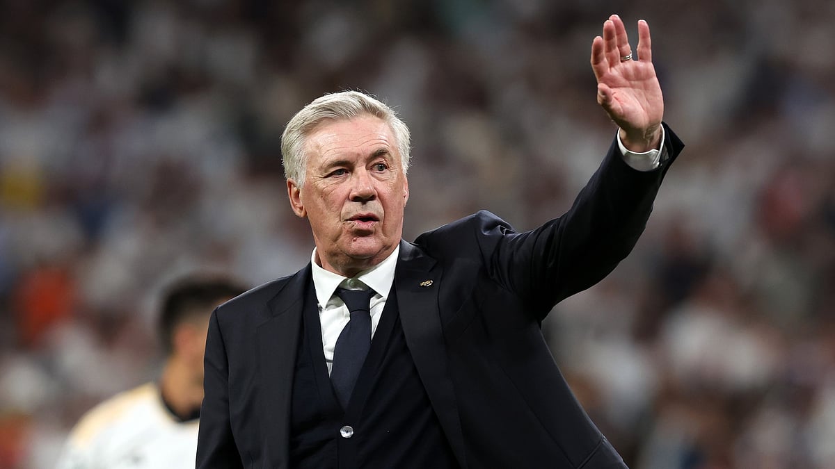 Real Madrid manager Carlo Ancelotti.