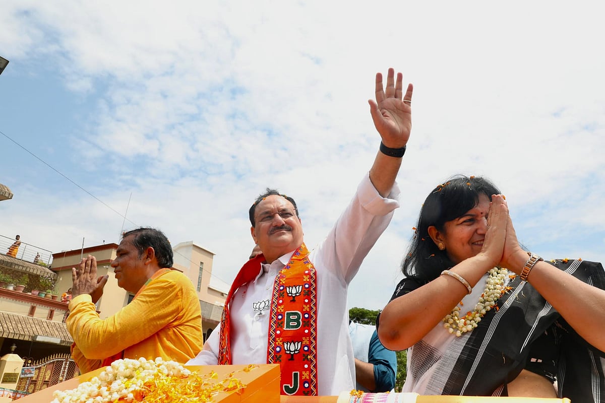 X/@BJP4India : JP Nadda in Odisha roadshow