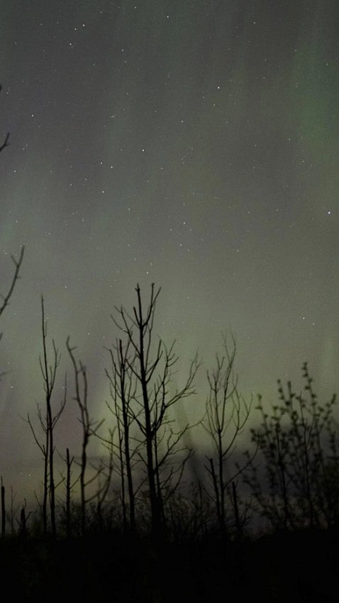 Northern Lights Over Markville, Minnesota