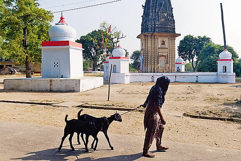 Forgotten: Urwa village in Raebareili, adopted by Congress leader Sonia Gandhi in 2014, has seen little or no development