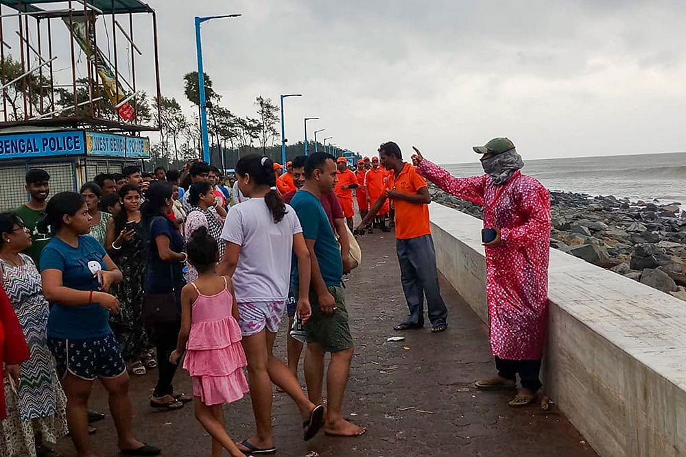 Photo: PTI : Cyclone Remal
