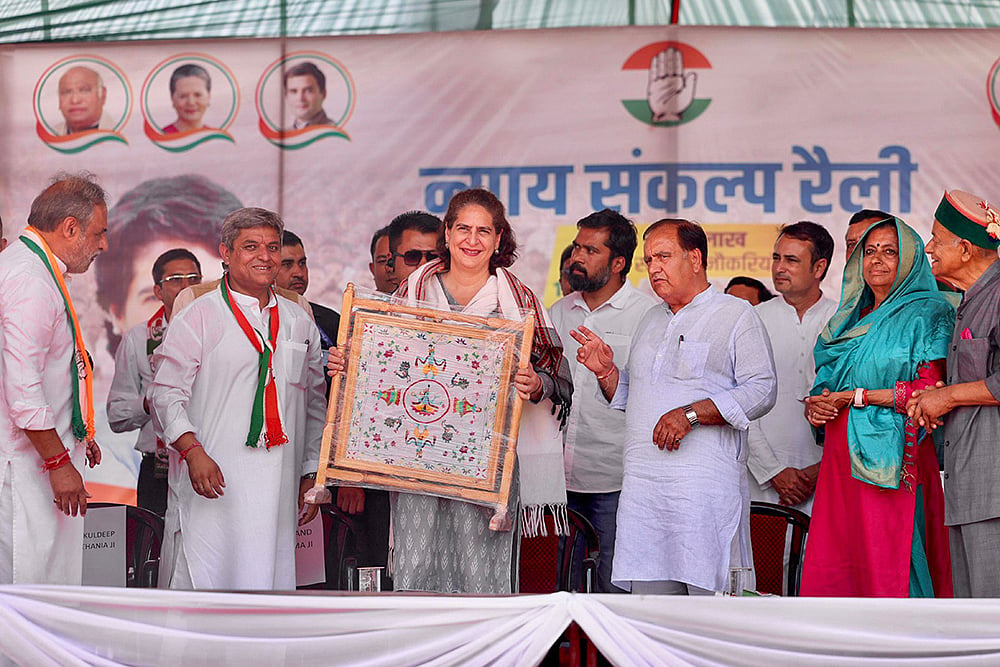 Congress Lok Sabha poll meeting in Chamba