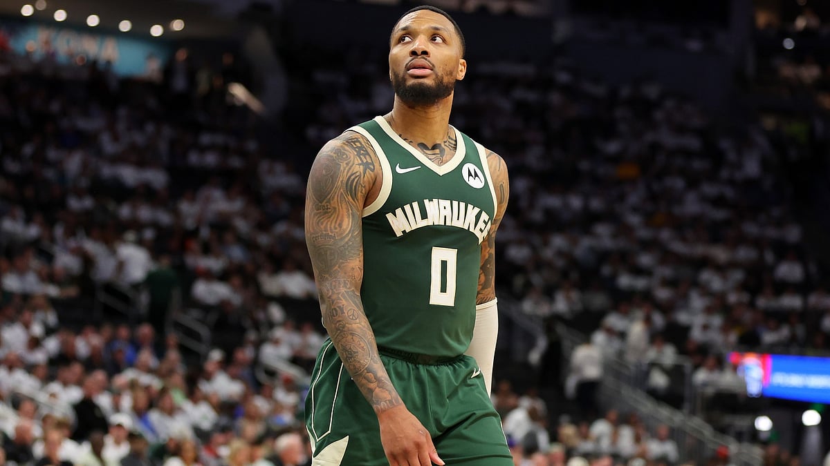 Milwaukee Bucks' Damian Lillard.