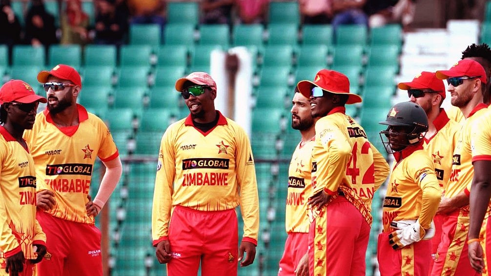 Photo: X/@ZimCricketv : Zimbabwe cricket team in Bangladesh