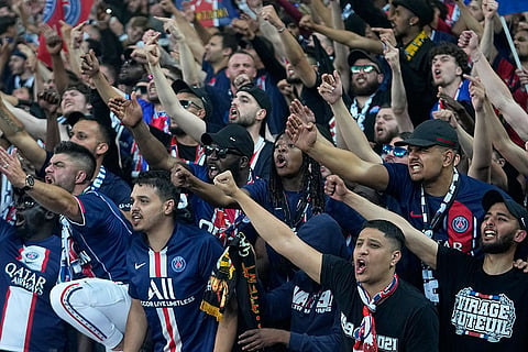 French Cup final soccer match