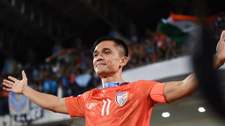 Indian football team captain Sunil Chhetri. - X | Sunil Chhetri