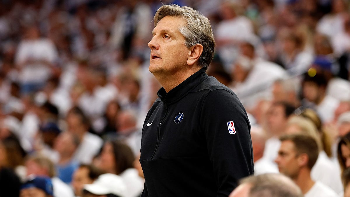 Minnesota Timberwolves coach, Chris Finch. - null