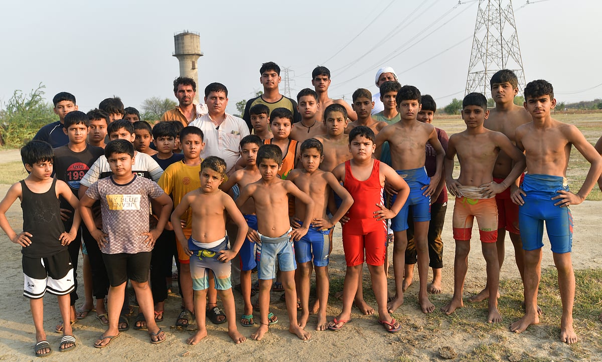| Photo by Trivubhan Tiwari : Wrestlers in Rohtak