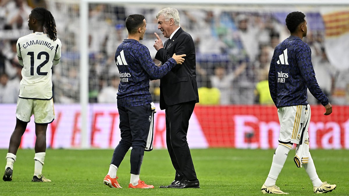 Carlo Ancelotti has won another title with Real Madrid. - null