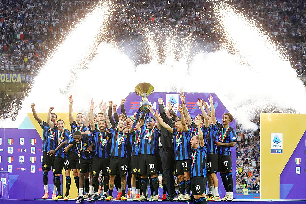 | Photo: Spada/LaPresse via AP : Serie A: Inter Milan vs Lazio