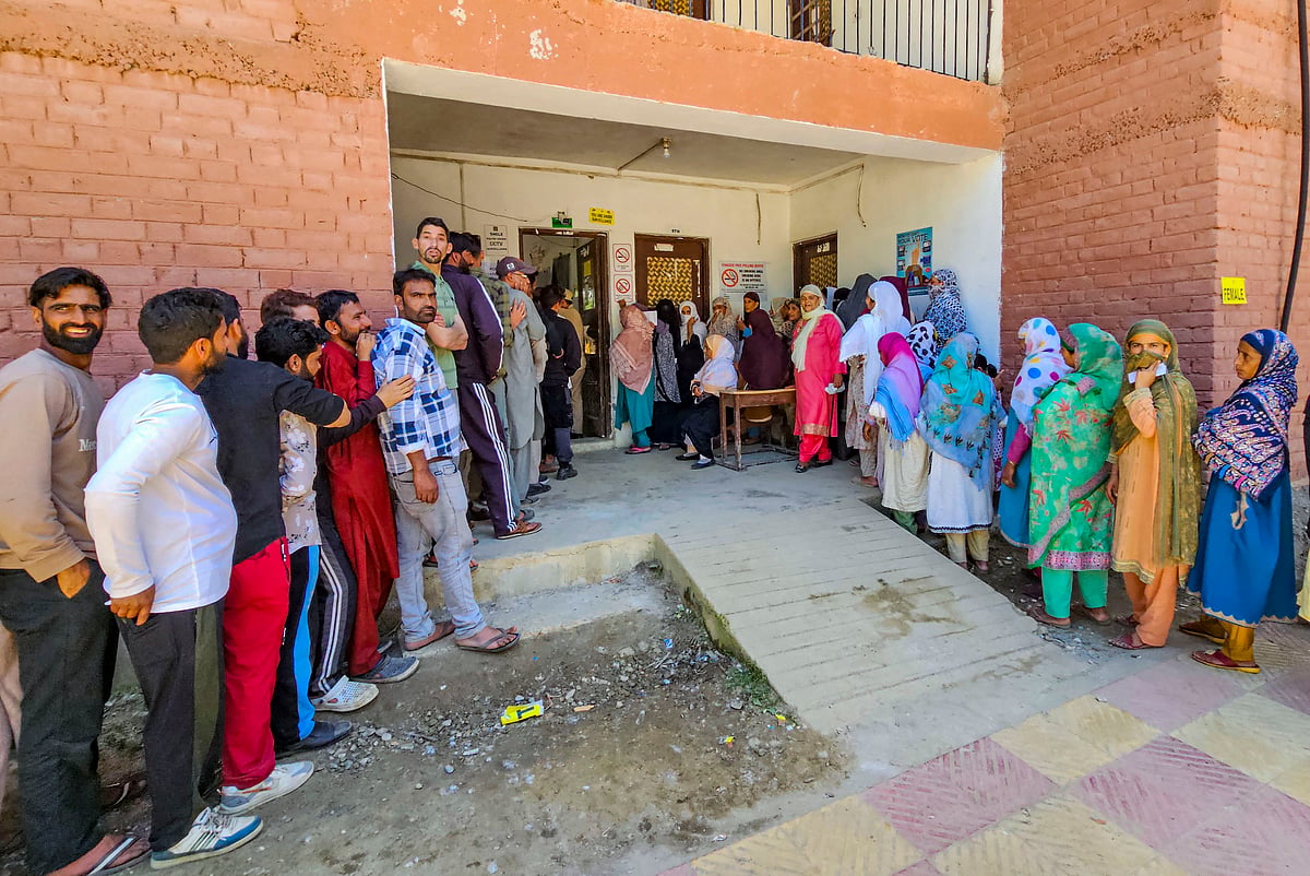 PTI : Polling for the sixth phase began at 7 am and will conclude at 6 pm.