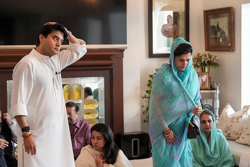  BJP leader Jyotiraditya Scindia