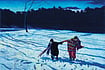 Resistance Is Another Name For Kashmir Artwork by Azim Hassan : Artwork titled
‘The Hikkat Dance
in Silent Snow’ by
Azim Hassan