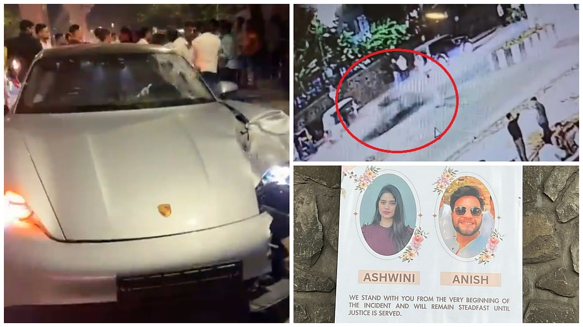 File Photo : On May 19, 2024, the incident in the Kalyani Nagar area, which led to the deaths of motorcycle-borne IT professionals Anish Awadhiya and his friend Ashwini Costa.
