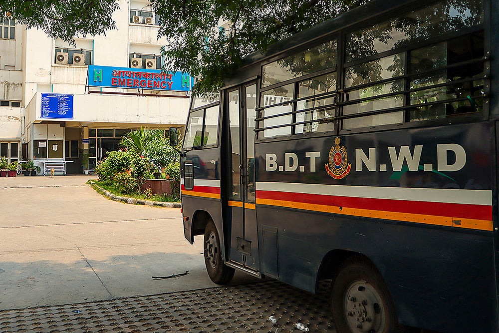 | Photo: PTI : Delhi hospitals receive bomb threat