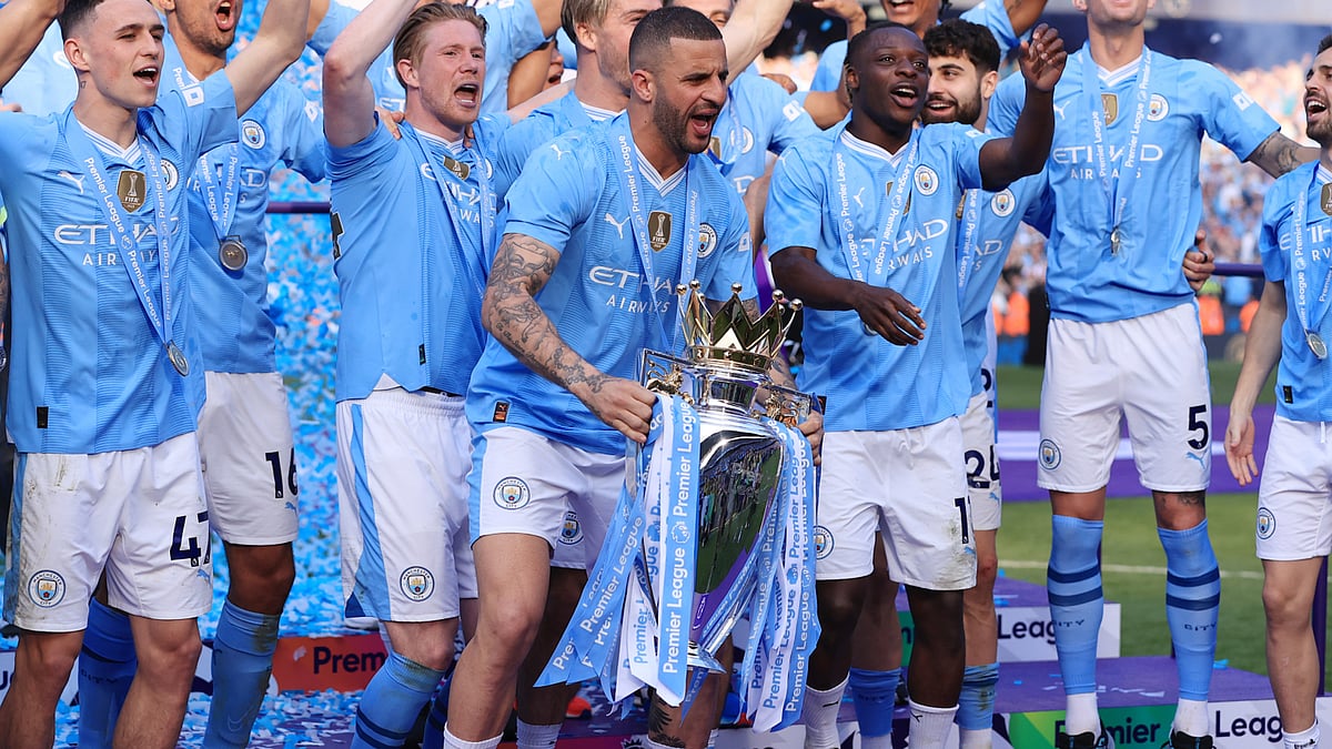 Kyle Walker has now won six Premier League titles