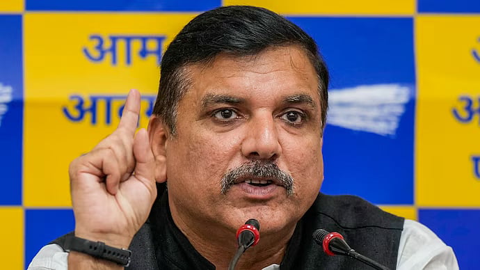 PTI : AAP leader Sanjay Singh |