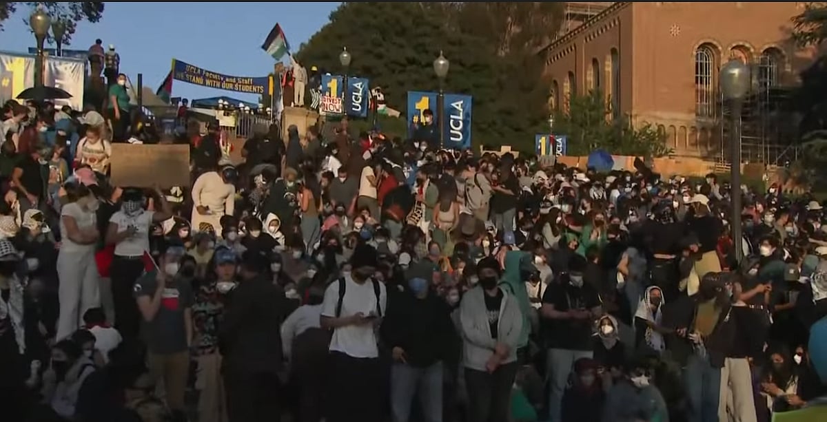AP : Tension grows on UCLA campus