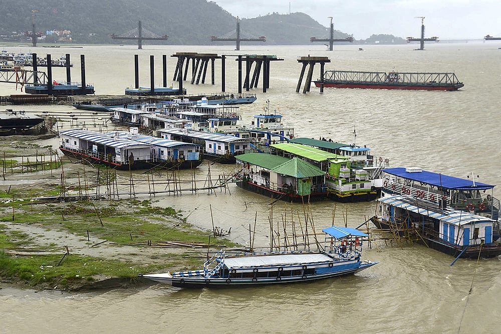 Ferry service cancelled in River Brahmaputra